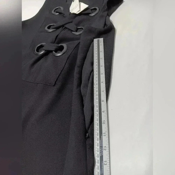English Factory Sleeveless, Large front grommet Midi Dress Size M - Picture 4 of 8